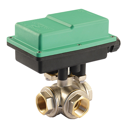 Valvole A Tre Vie In Ottone Con Attuatore Elettrico - Accessori Per